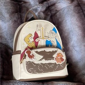 SWORD IN THE STONE LOUNGEFLY MINI BACKPACK - BNWT
